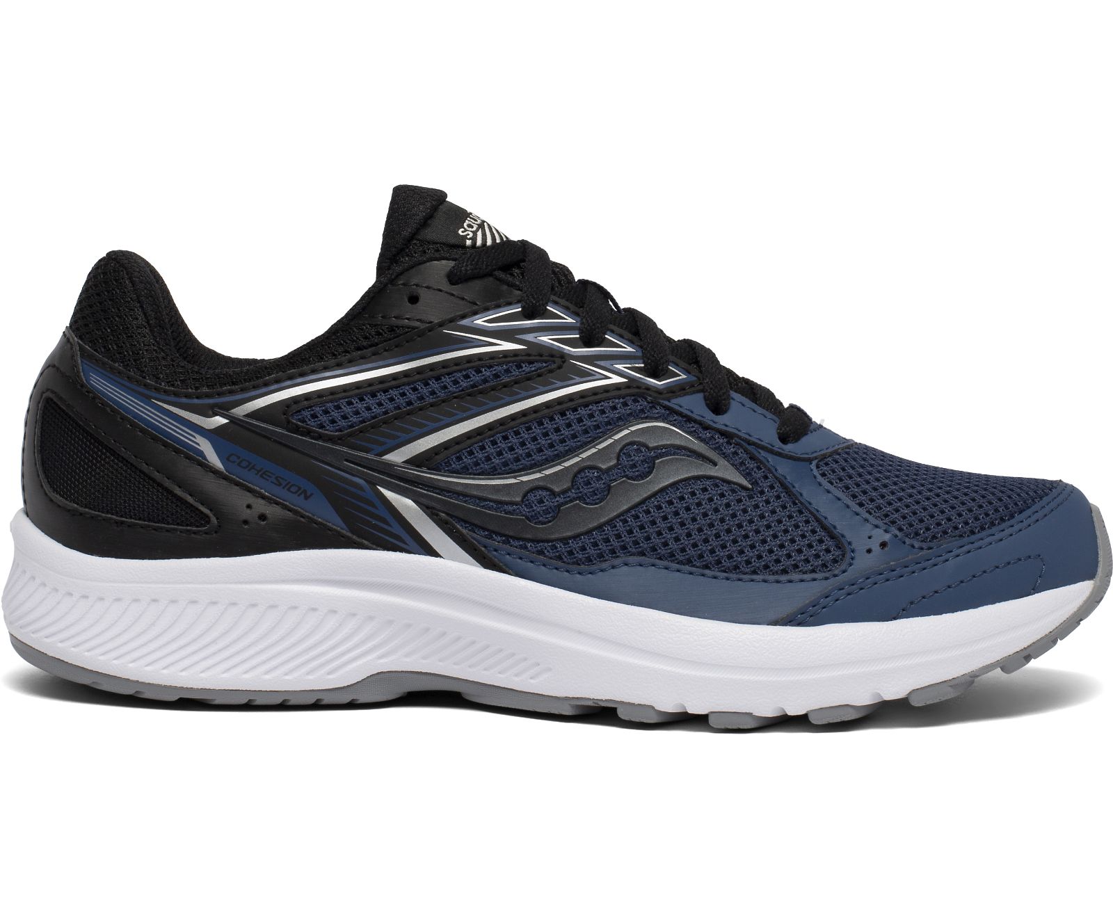 Saucony Cohesion 14 Men's Running Shoes Blue / Black | Canada 452PJJQ